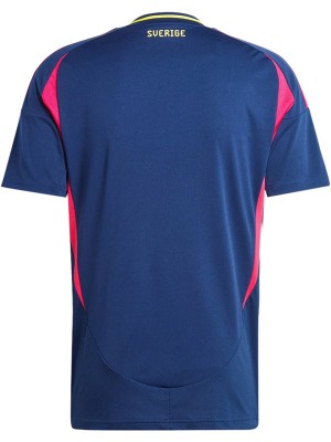 Sweden maillot extérieur uniforme de football deuxième maillot de football homme haut maillot de sport coupe d'Europe 2024